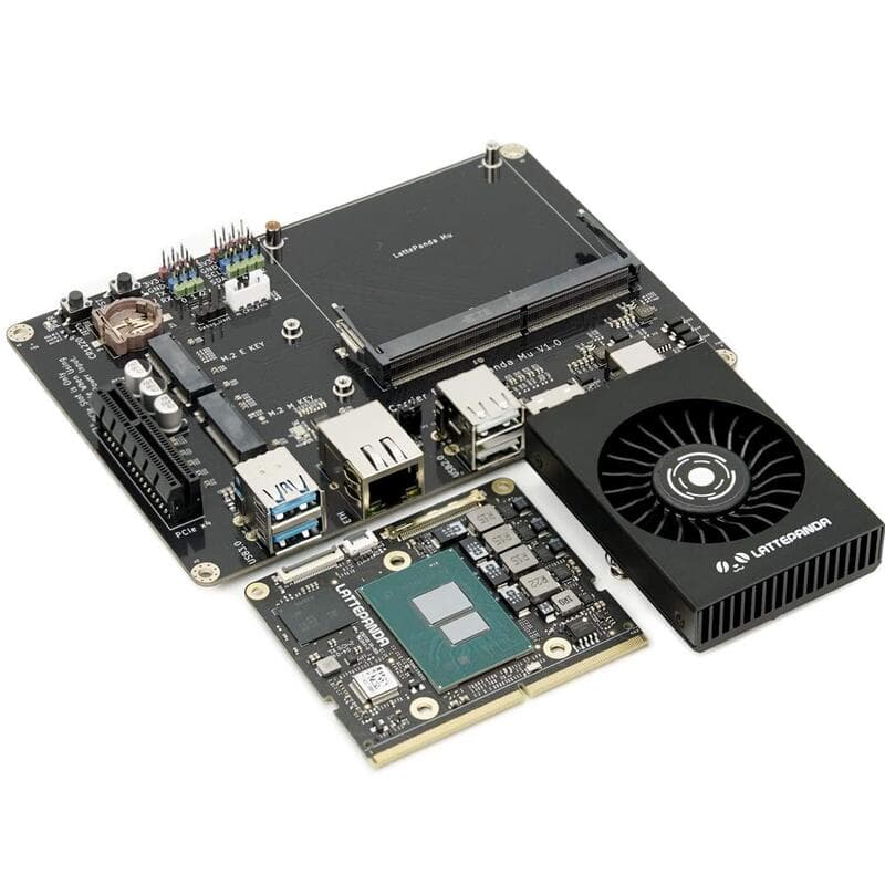 Оценочный комплект вычислительного модуля LattePanda Mu Micro x86 (N100, 8 ГБ ОЗУ, 64 ГБ eMMC) — фото 2
