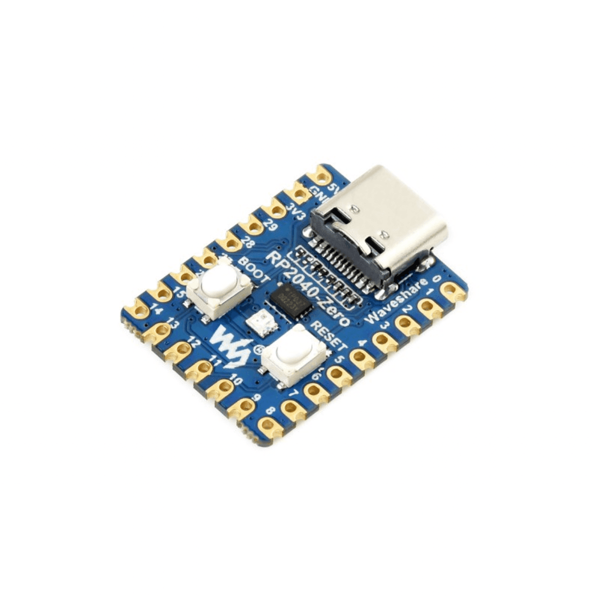 RP2040-Zero, плата Pico-подобного микроконтроллера на базе Raspberry Pi MCU RP2040, Mini ver. — фото 2