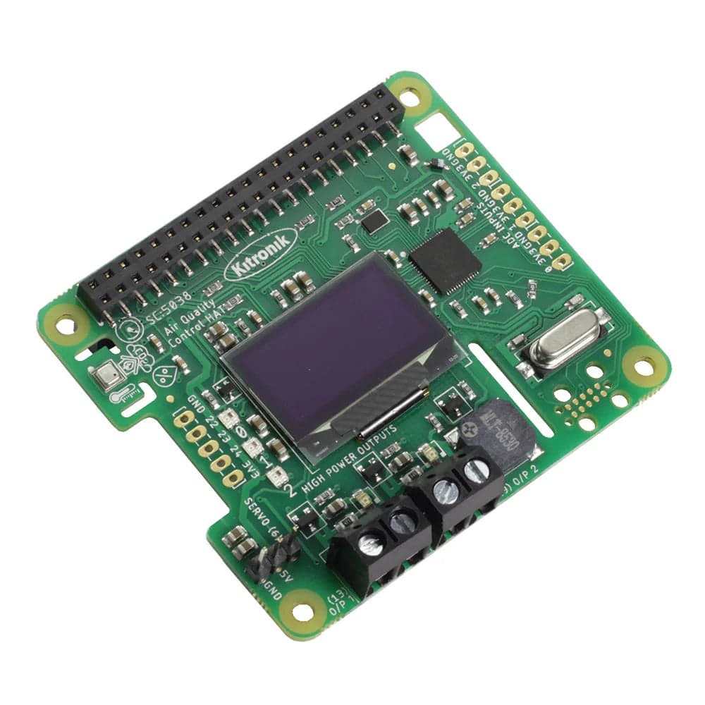 Шляпа для контроля качества воздуха и окружающей среды для Raspberry Pi — фото 2