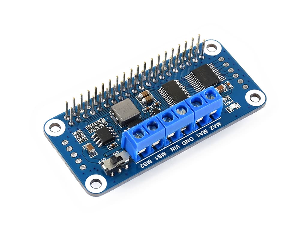 Шляпа драйвера двигателя для Raspberry Pi, интерфейс I2C — фото 2