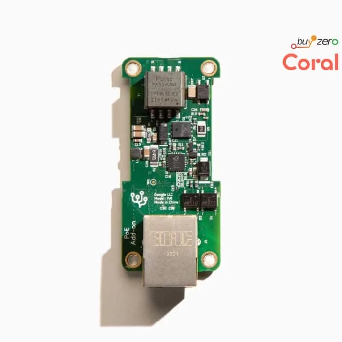 Дополнительная плата Coral PoE для Dev Board Micro
