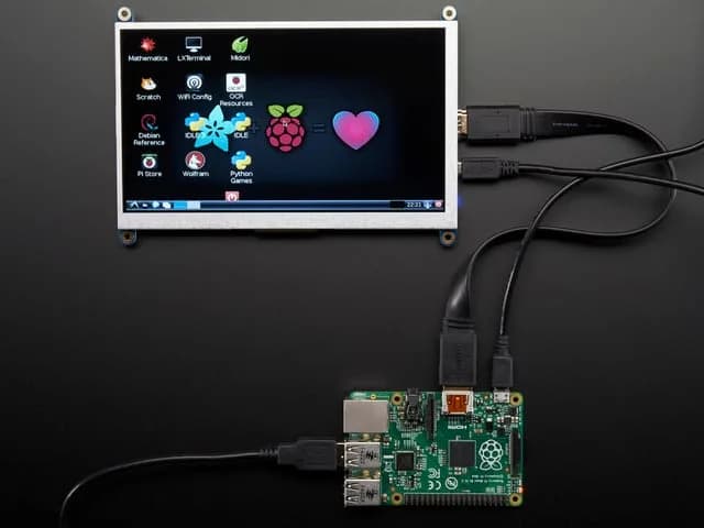 Рюкзак с дисплеем 7 дюймов, 800 x 480, HDMI, без сенсорного экрана