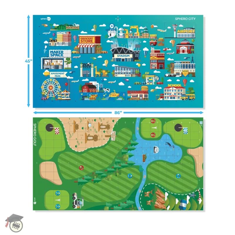 Коврик Sphero City & Golf Code