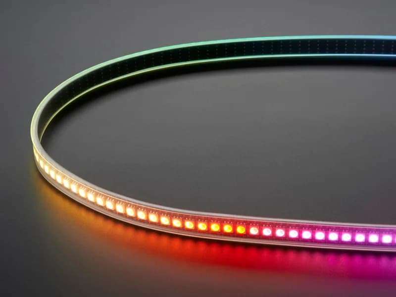 Цифровая светодиодная лента Adafruit DotStar - черная 144 светодиодов/м - 0,5 метра ЧЕРНАЯ