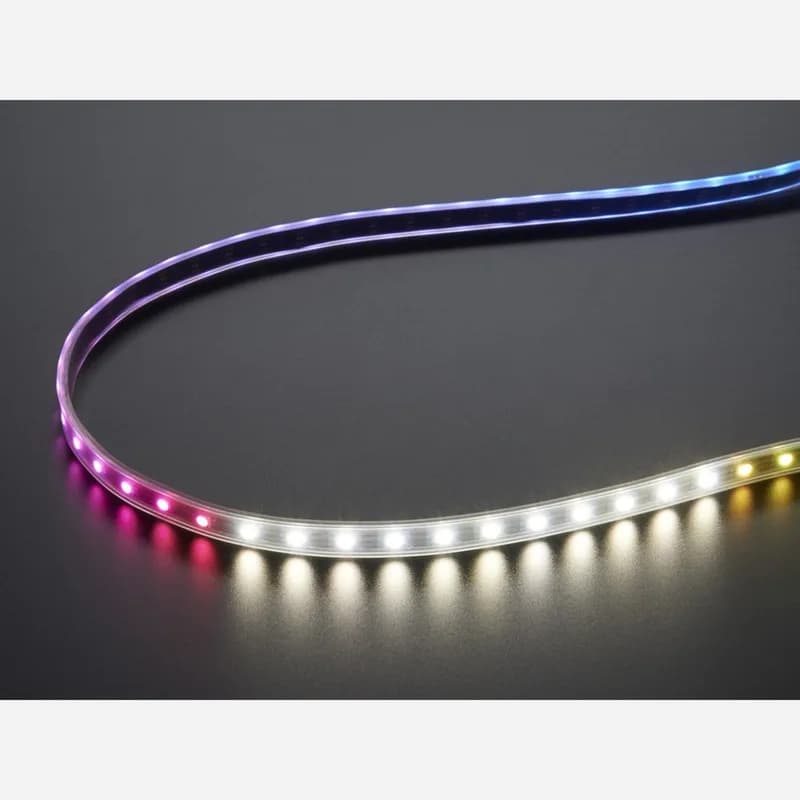 Светодиодная лента Adafruit NeoPixel Digital RGBW — черная печатная плата, 60 светодиодов/м