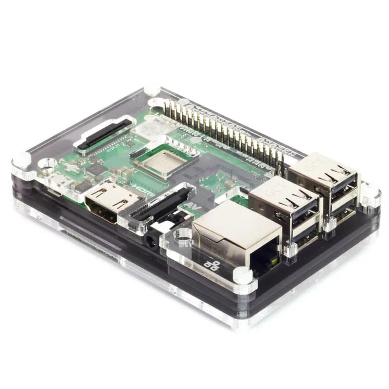 Pibow 3 B+ купе (Raspberry Pi 3 B+, 3 и 2)