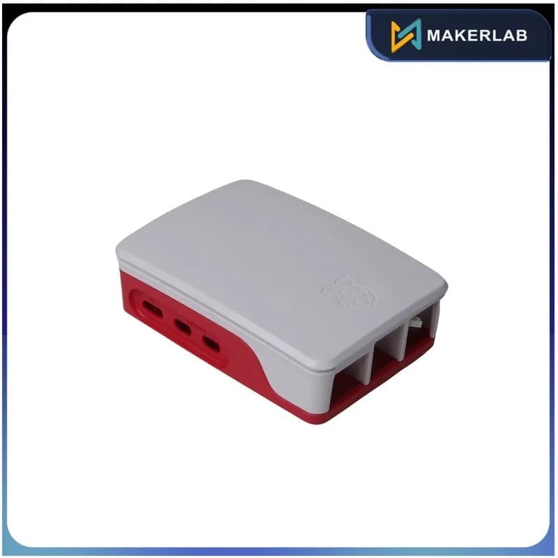 Красный + Белый Корпус Raspberry Pi 5 Корпус из АБС-пластика Корпус Коробки