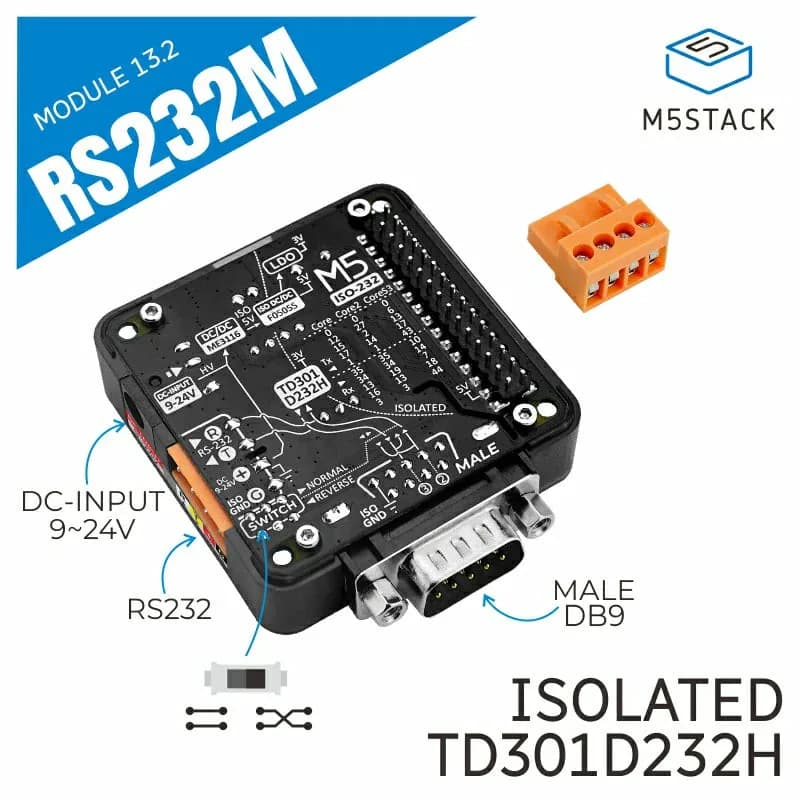 M5Stack RS232M 13.2 DB9