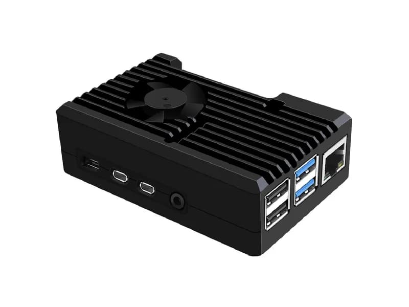 Алюминиевый корпус с вентилятором 3510 для Raspberry Pi 4