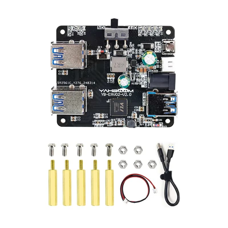 Плата расширения концентратора USB3.0 (от 1 до 4) для серии Raspberry Pi 5/4B/Jetson/RDK