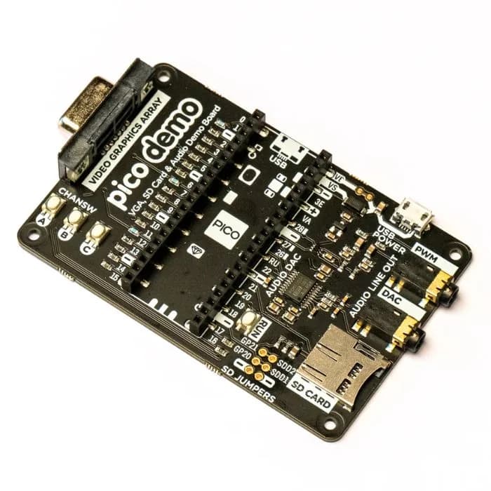 Демо-база Pimoroni Pico VGA
