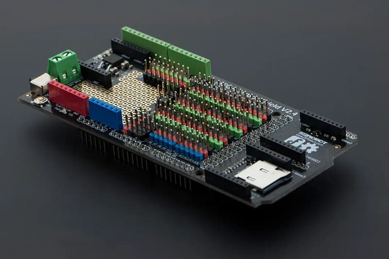 Gravity: Экран датчика ввода-вывода для Arduino Mega Due