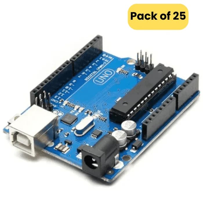 Плата, совместимая с Arduino Uno R3 (25 шт. в упаковке)