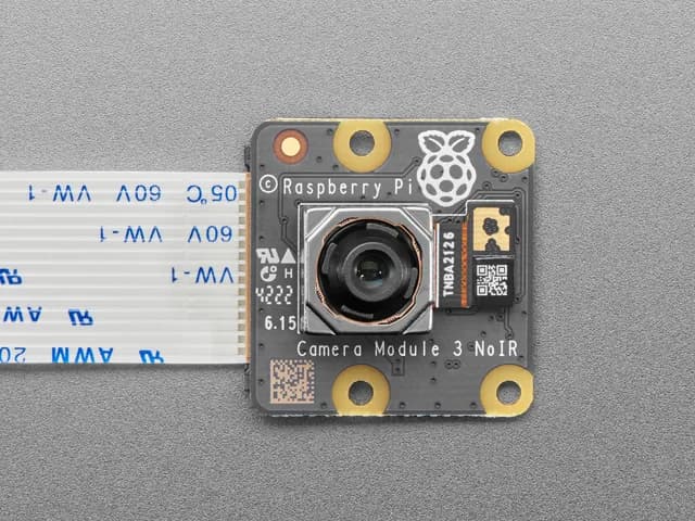 Модуль камеры Raspberry Pi 3 NoIR — 12-мегапиксельная инфракрасная линза, 75 градусов