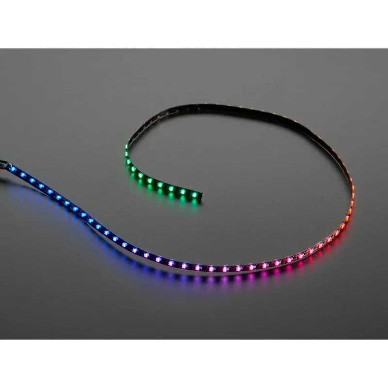 Светодиодная лента Ultra Skinny NeoPixel 1515 шириной 4 мм, длиной 0,5 метра, 75 светодиодов