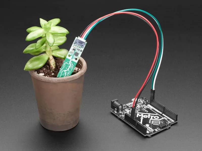 Датчик почвы Adafruit STEMMA — емкостный датчик влажности I2C — JST PH 2 мм