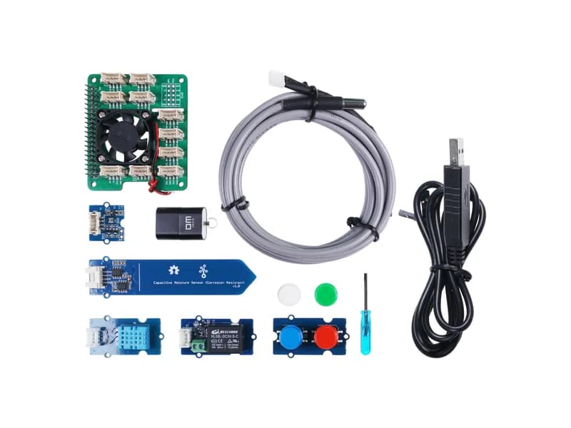 Комплект Grove Smart Agriculture для Raspberry Pi 4 — разработан для Microsoft FarmBeats для студентов