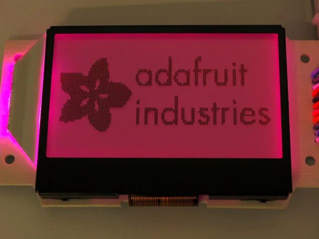 Графический ST7565 Positive LCD (128x64) с RGB-подсветкой + дополнительные возможности