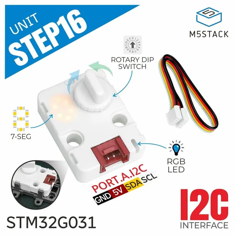 M5Stack Шаг 16 GSMR-16