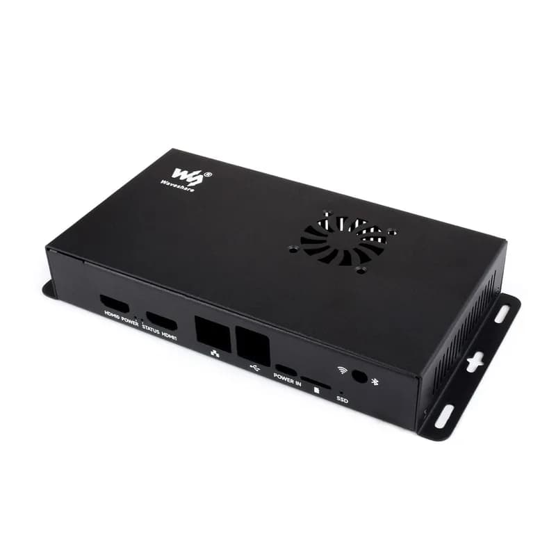 Металлический корпус для вычислительного модуля Raspberry Pi 5 плат ввода-вывода