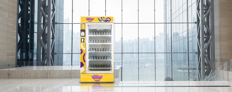 Вендинговый охладитель с искусственным интеллектом Grab & Go