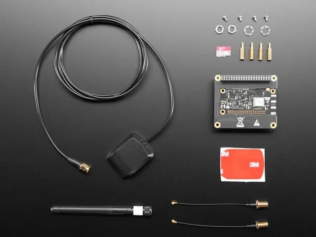 8-канальный шлюз LoRa HAT с LoRa и GPS-антенной - SX1301