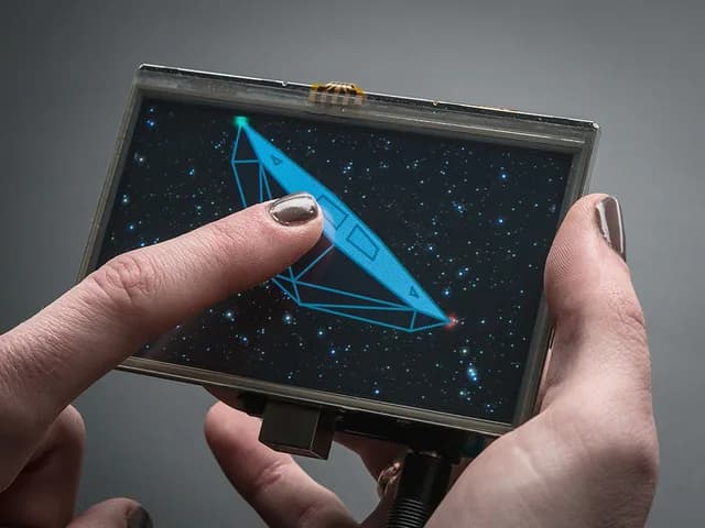 Gameduino 2 с 4,3-дюймовым дисплеем 480x272 и сенсорным экраном