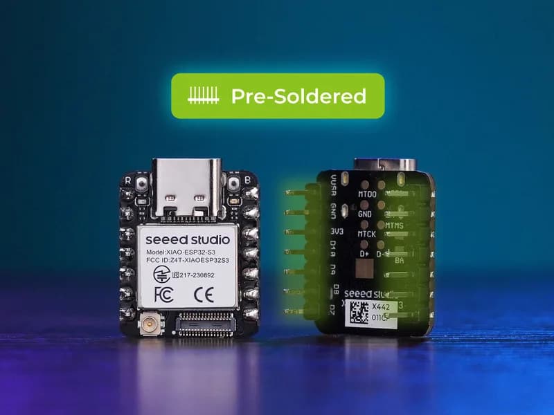 Seeed Studio XIAO ESP32-S3 (предварительно припаянный)