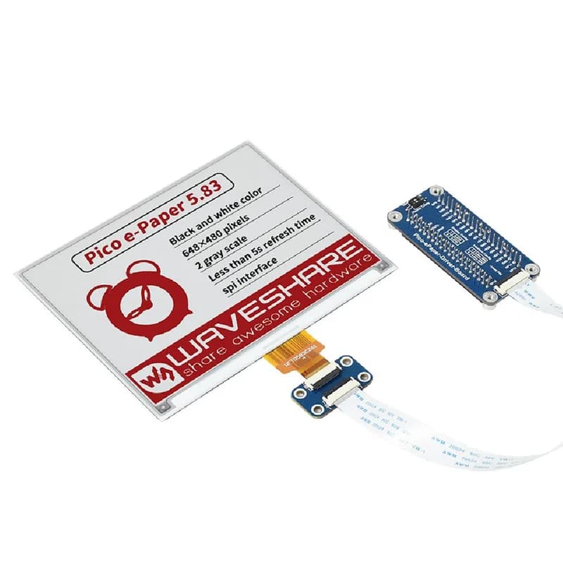 Raspberry Pi Pico 5.83 Электронная бумага 648×480