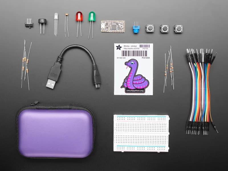 Стартовый комплект CircuitPython с Adafruit Itsy Bitsy M4