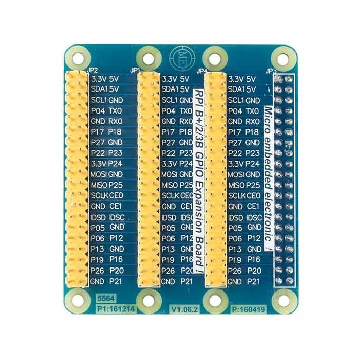 Плата расширения с тройным мультиплексированием GPIO для Raspberry Pi 5/4/3B+/3B