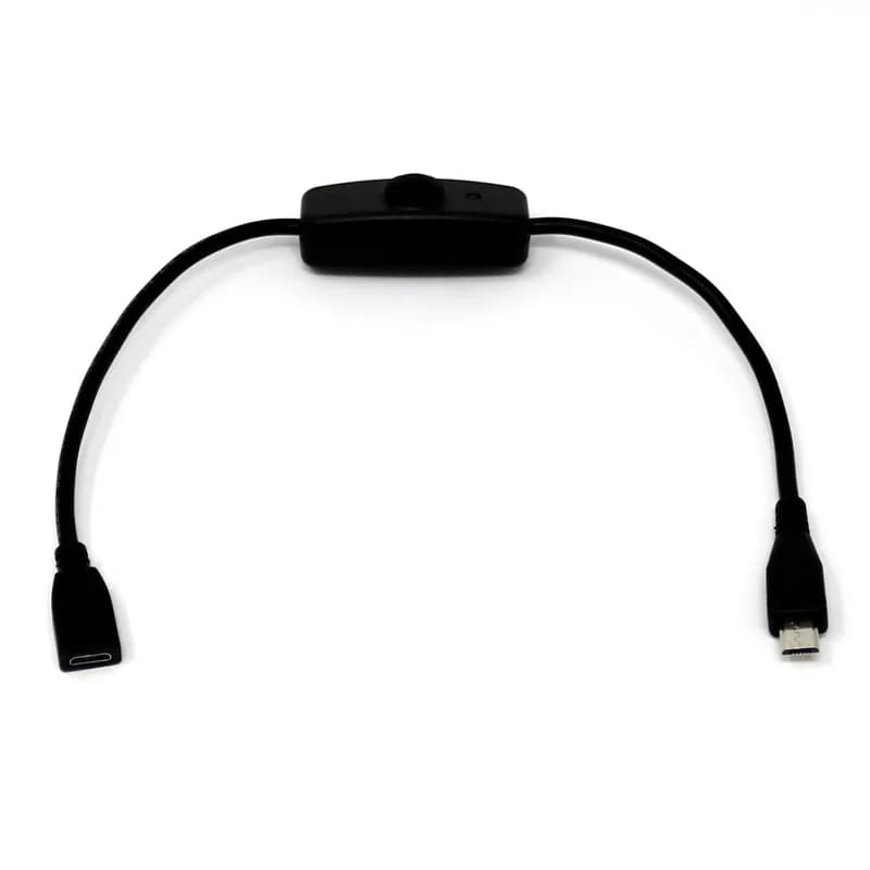 Кабель Micro-USB с Ein/Aus-Schalter для Pi Zero, Pi 3 и Pi 3A+