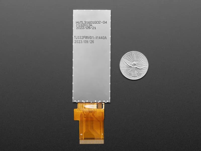 Прямоугольный TTL-дисплей RGB TFT — 3,2 дюйма, 320 x 820, без сенсорного экрана TL032FWV01-I1440A