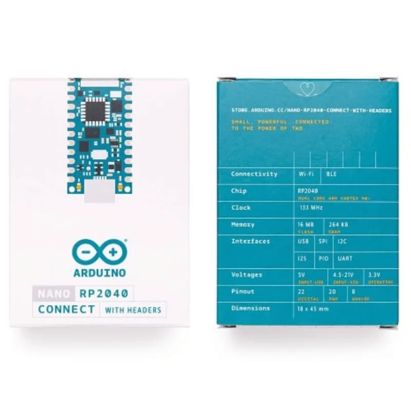 Arduino Nano RP2040 Connect с разъемами
