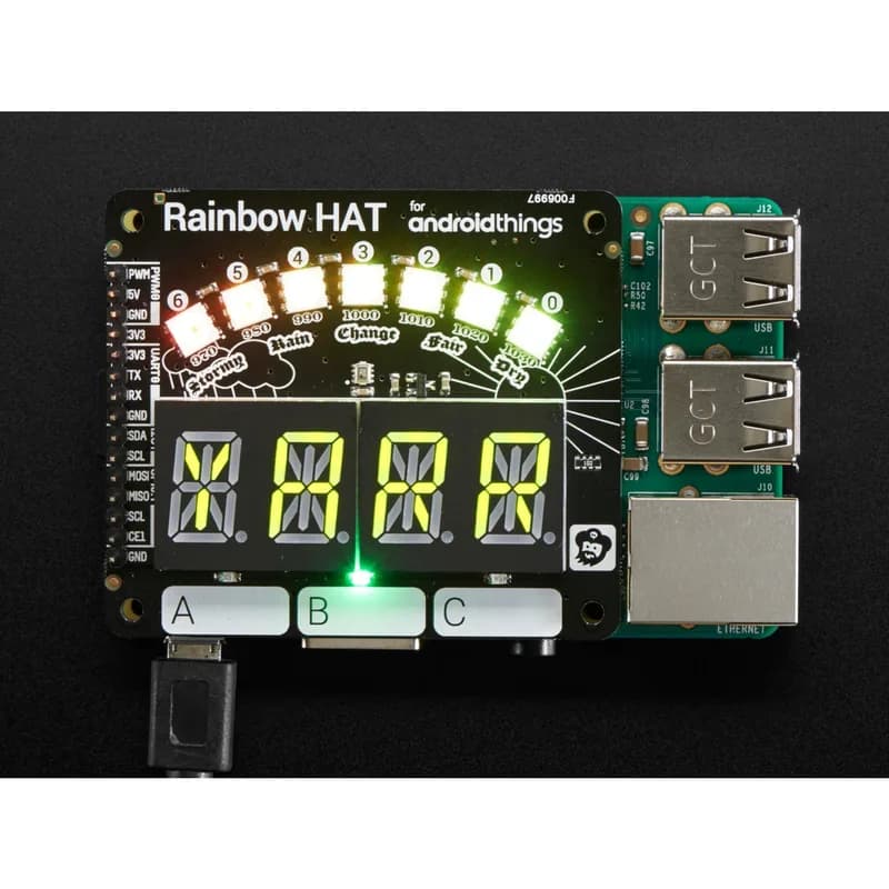 ШЛЯПА Pimoroni Rainbow для Android Things™ и Raspberry Pi