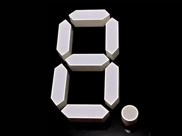 7-сегментный дисплей — 3 дюйма — зеленый