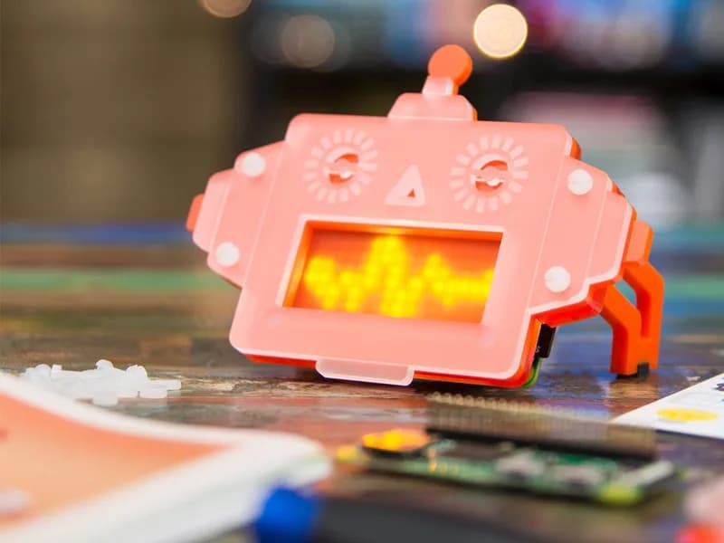 Pimoroni Scroll Bot — комплект Pi Zero W Project Kit, прокручивайте новости, погоду или ленту Twitter
