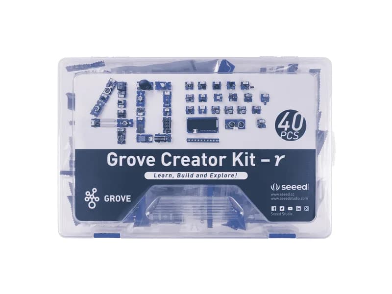 Grove Creator Kit — γ/40 функциональных модулей Grove в одной коробке, экономичные, бесплатные и подробные руководства, удобные для начинающих, помощник в проекте