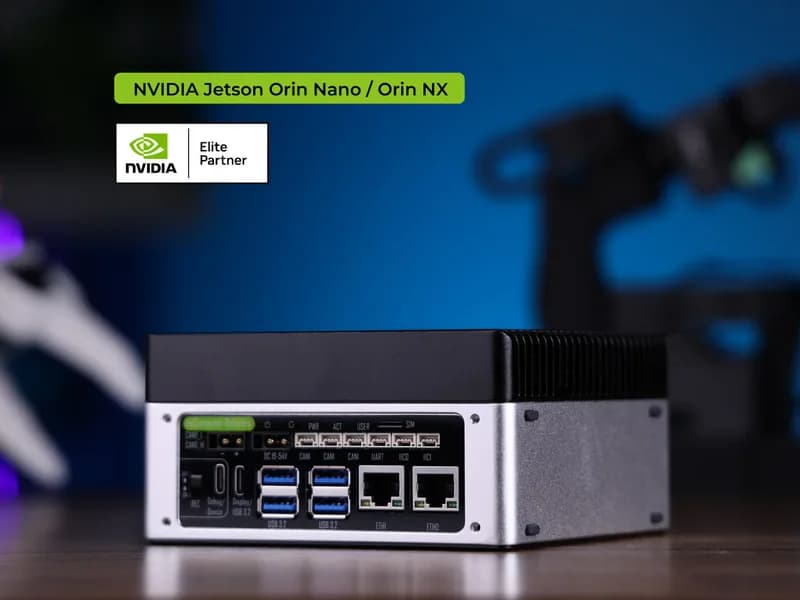 reComputer Robotics J4012 — интеллектуальный компьютер Edge AI с NVIDIA Jetson Orin NX Super 16 ГБ