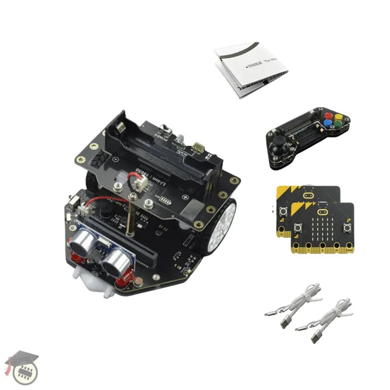 micro: Maqueen Lite(с micro:bit V2/micro:Gamepad)