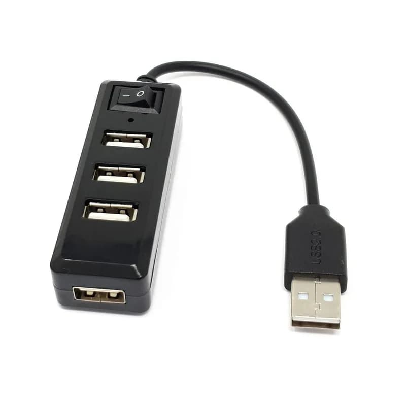 Мини-концентратор USB с выключателем питания