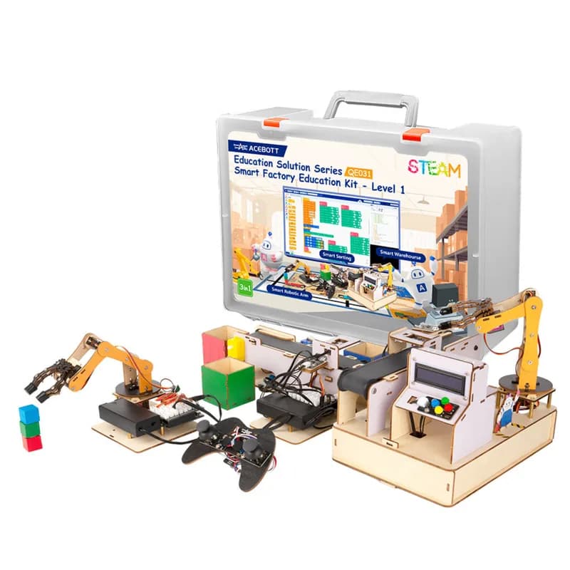 ACEBOTT QE031 Комплект для обучения STEM Smart Factory, уровень 1
