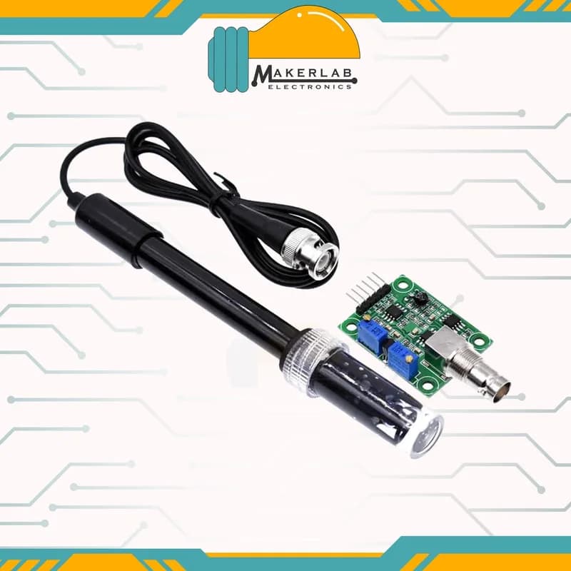 Датчик pH жидкости PH-4502C с электродом E201-BNC для Arduino