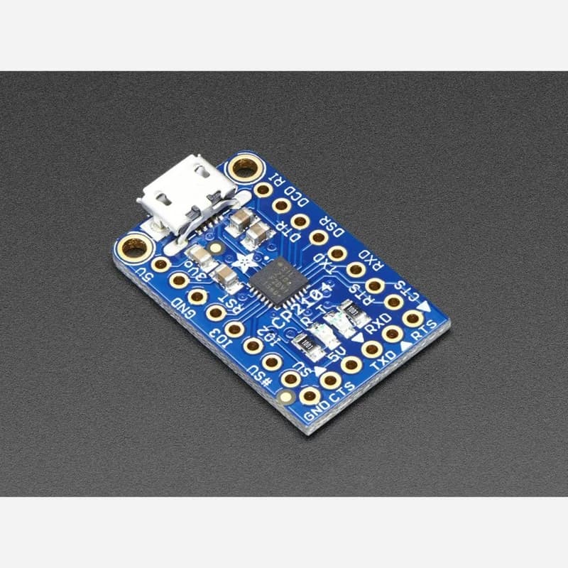 Adafruit CP2104 Friend — преобразователь USB в последовательный порт
