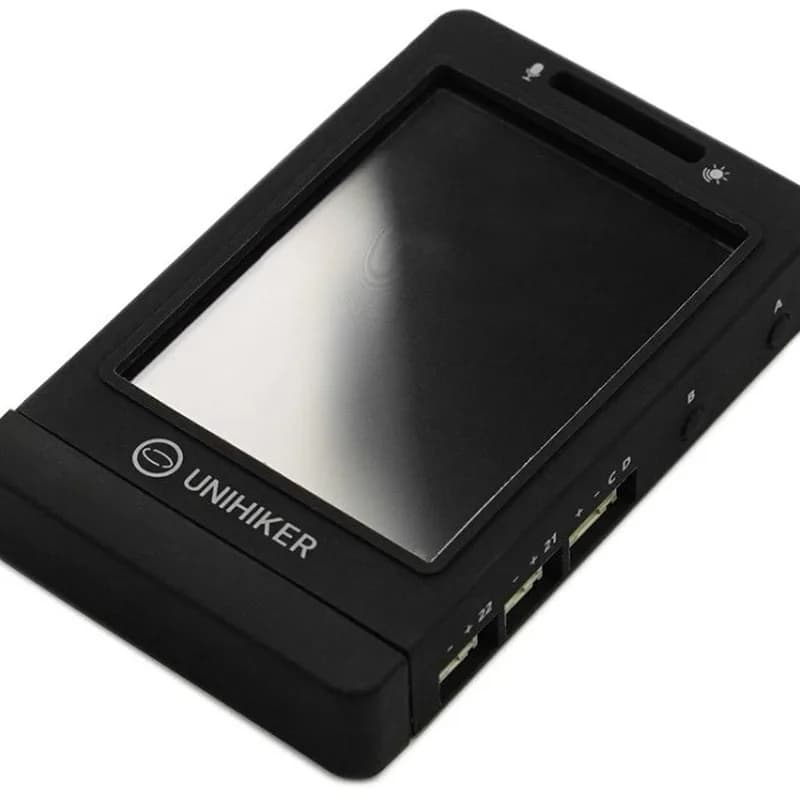 Одноплатный компьютер UNIHIKER M10 IoT в черном силиконовом чехле