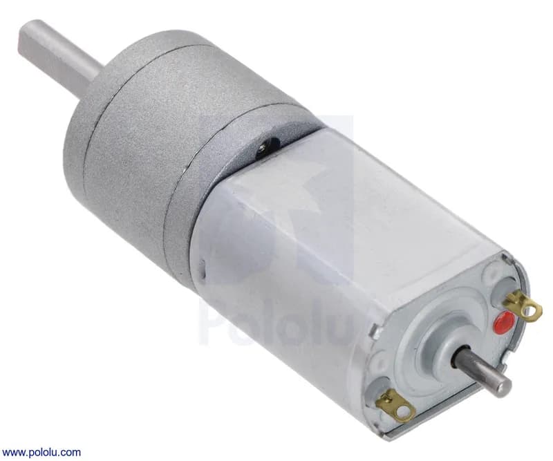 31:1 Металлический мотор-редуктор 20Dx41L мм 6V CB с удлиненным валом двигателя