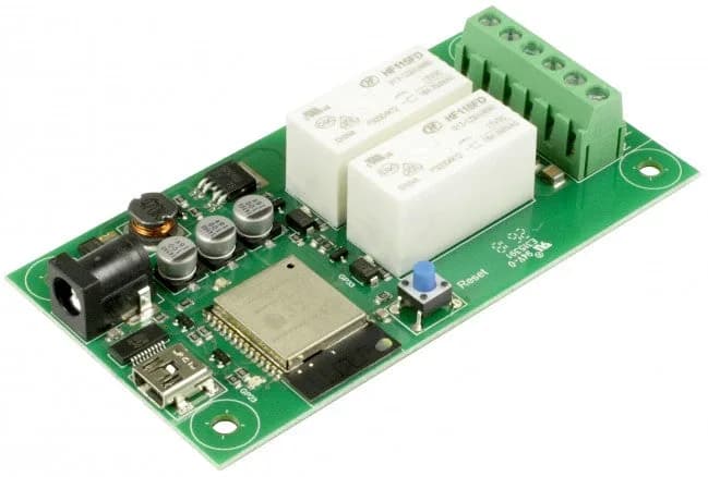 ESP32LR20 - WIFI 2 x 16A relays
