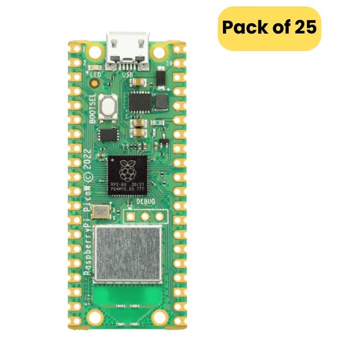 Raspberry Pi Pico W (25 шт. в упаковке)