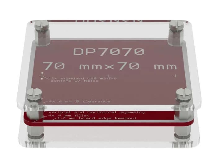 Базовый чехол Sick Of Beige v1, квадратный 70 мм (DP7070)