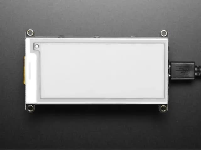 Adafruit 2,9-дюймовый трехцветный дисплей с электронными чернилами и электронной бумагой FeatherWing